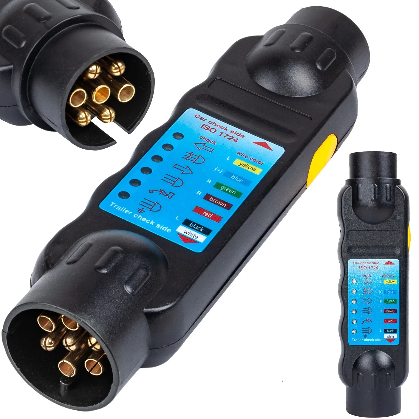 Tester gniazda wtyczki przyczepy haka holowniczego FALON-TECH