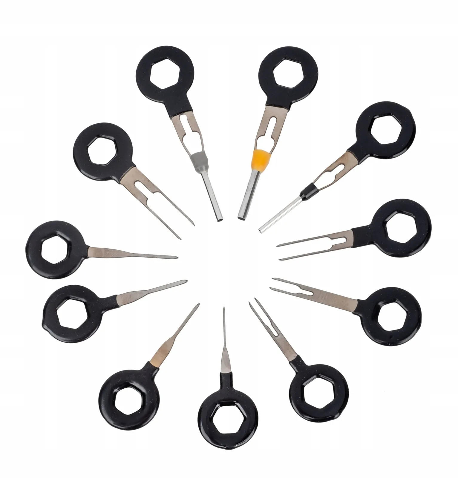 Klucze do demontażu PINów wyjmaki zestaw 11 szt. FALON-TECH