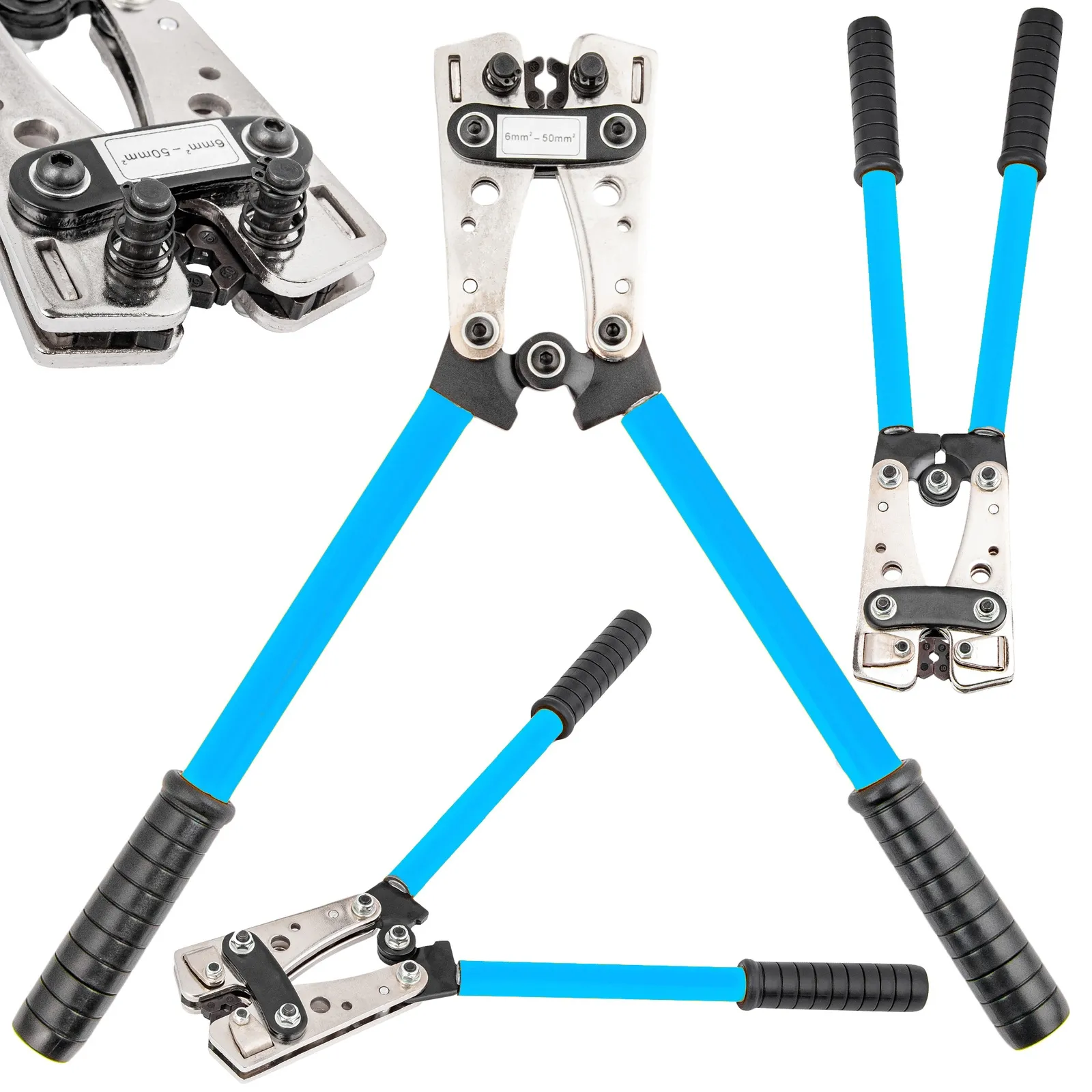 Zaciskarka praska do końcówek kabli 6-50 mm FALON-TECH