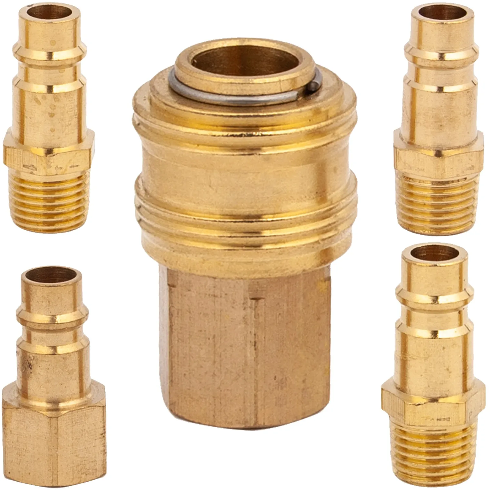 Szybkozłączki pneumatyczne do kompresora zestaw 1/4 5el FALON-TECH