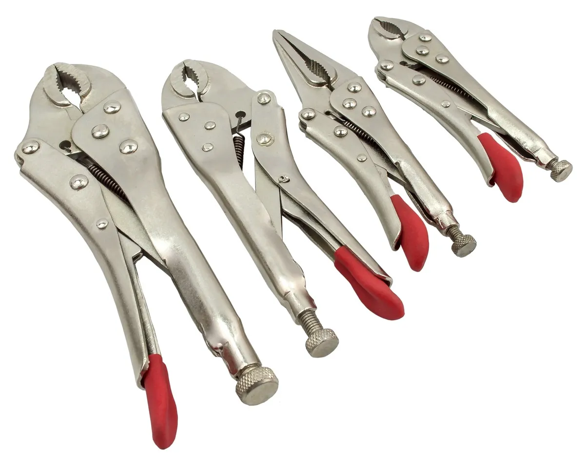 Szczypce zaciskowe Morse'a 125-250 mm (5-10") Zestaw 4 szt FALON-TECH