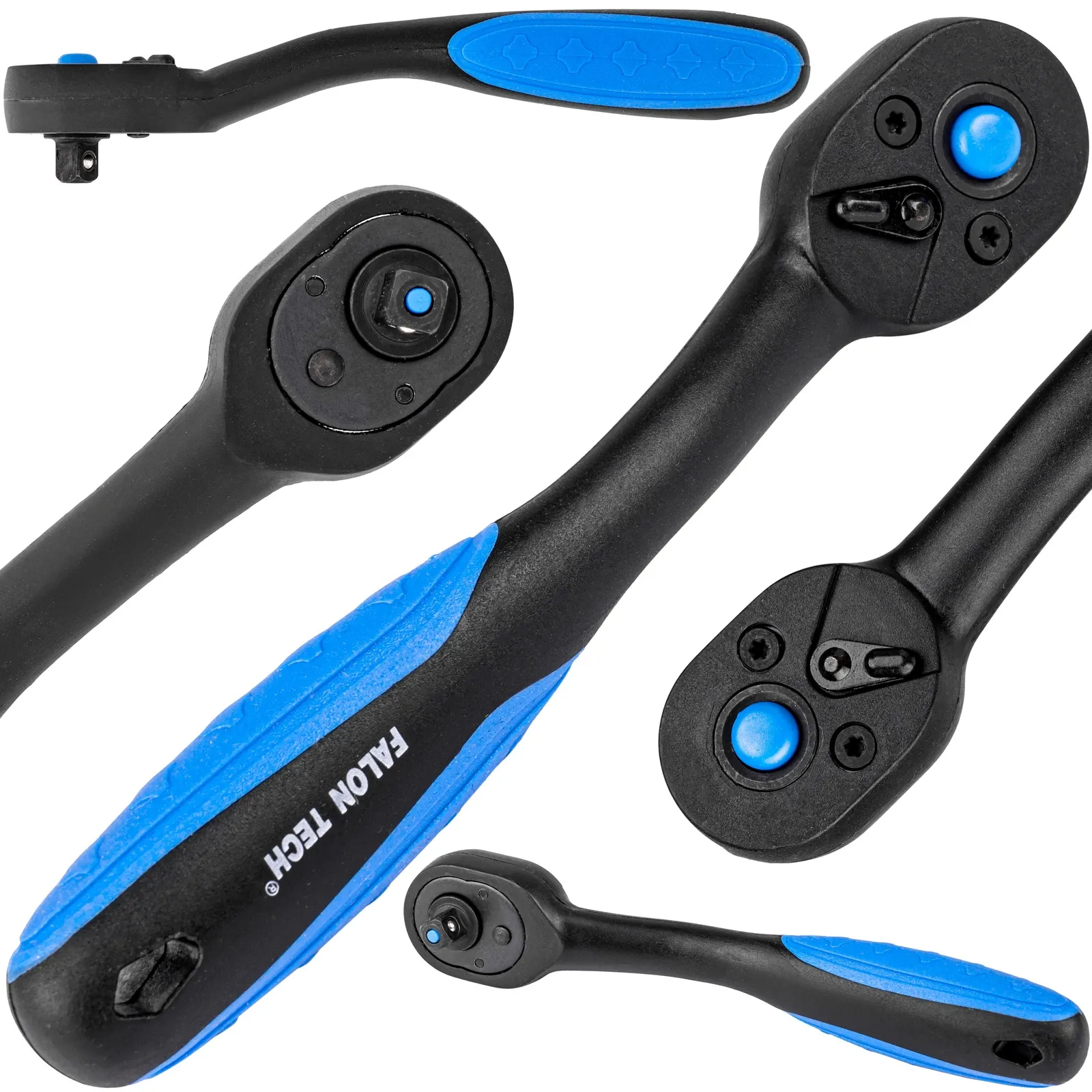 Grzechotka 1/4" do kluczy nasadowych 72 zęby FALON-TECH