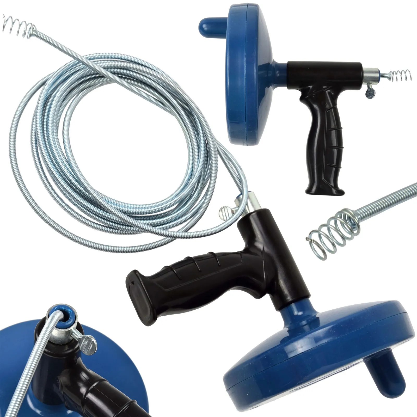 Sprężyna przepychacz sprężyna żmijka spirala do rur 6 mm x 5 m GEKO