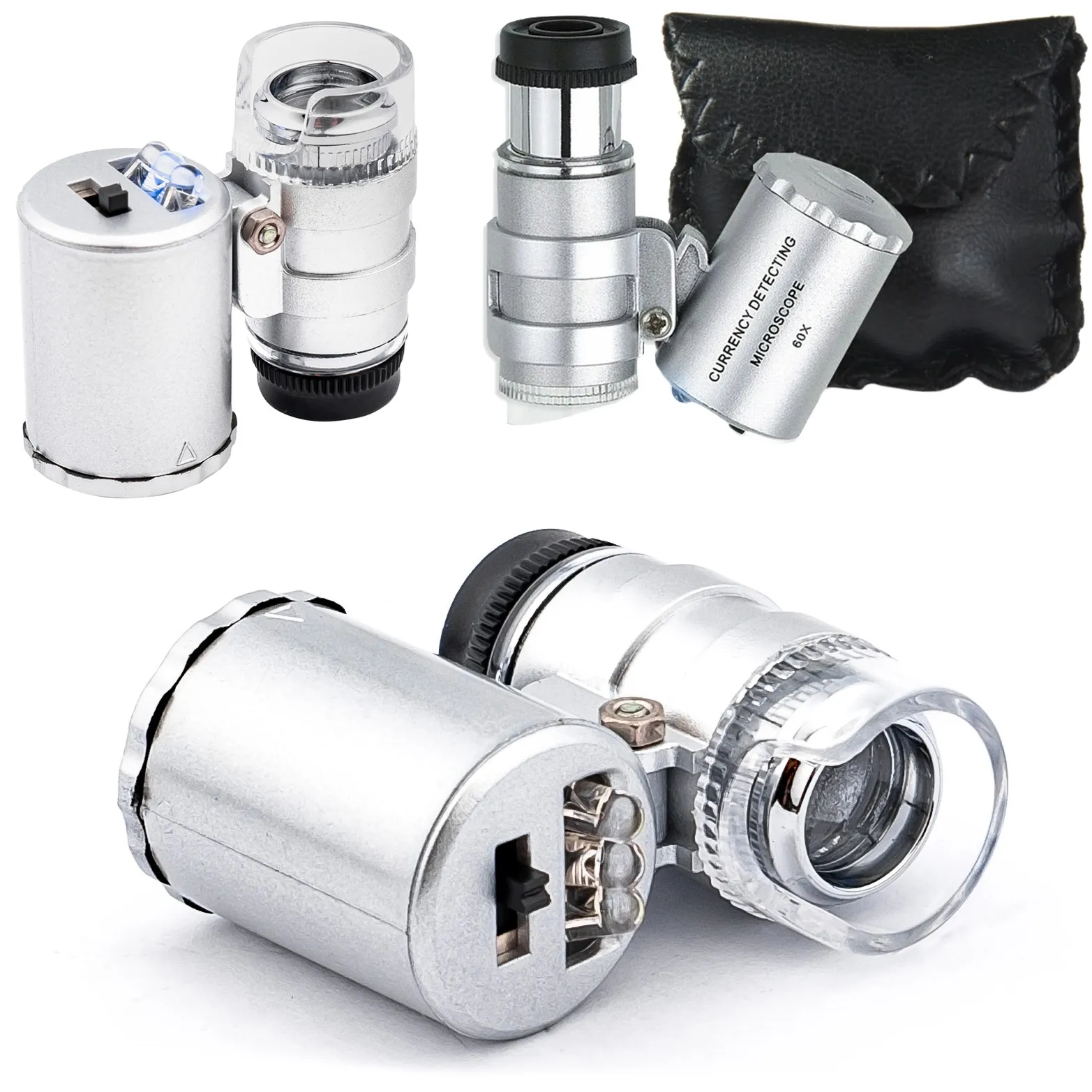 Mikroskop kieszonkowy lupa jubilerska X60 GEKO