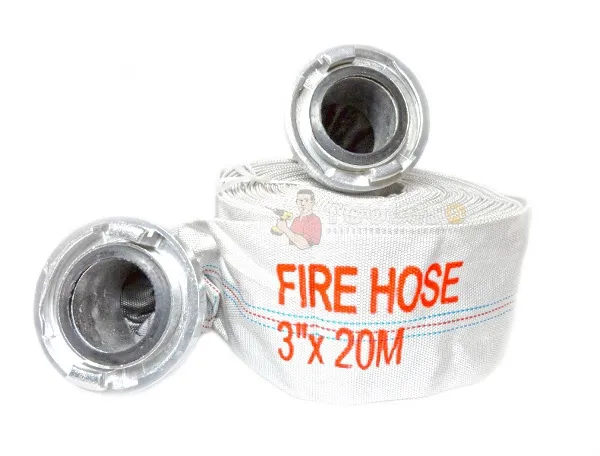 Wąż strażacki do wody 3 cale 75mm 20m Gumowany GEKO