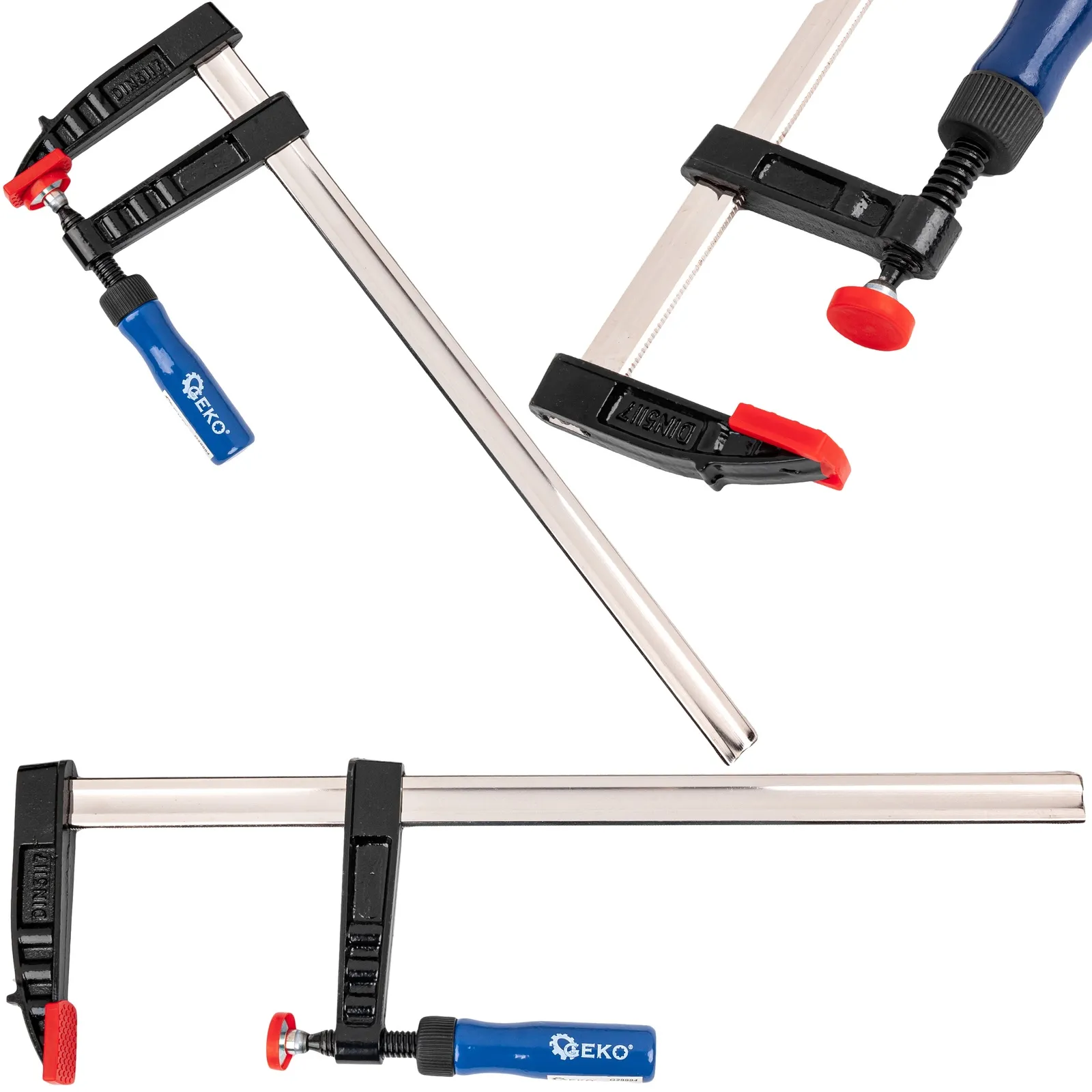 Ścisk zacisk stolarski zacisk uchwyt 120x500 mm Typ F GEKO