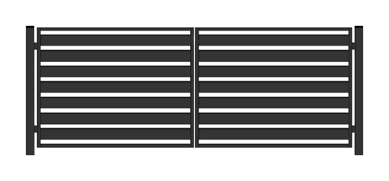 Brama PRO typ WALL 140 - malowana proszkowo - 3,00 m