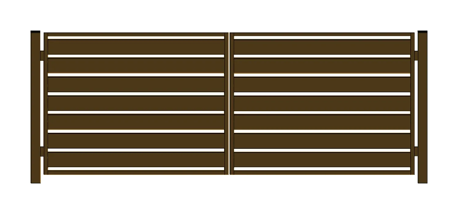 Brama PRO typ WALL 200 - malowana proszkowo - 4,00 m