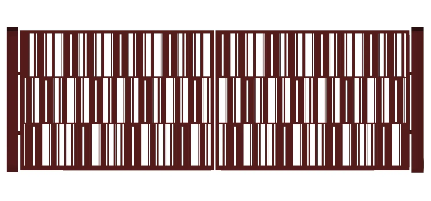 Brama typ MODERN - 4,00 x 1,25 m