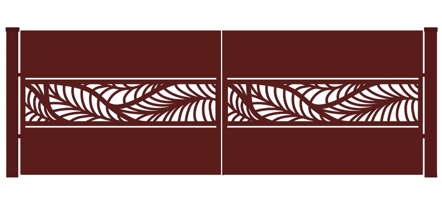 Brama typ WALL - 4,00 x 1,50 m