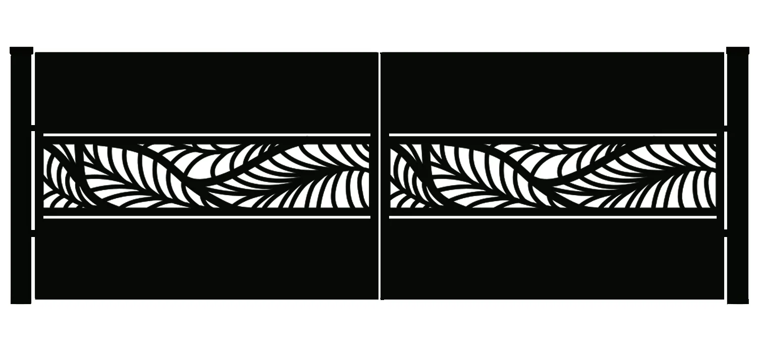 Brama typ WALL - 4,00 x 1,75 m