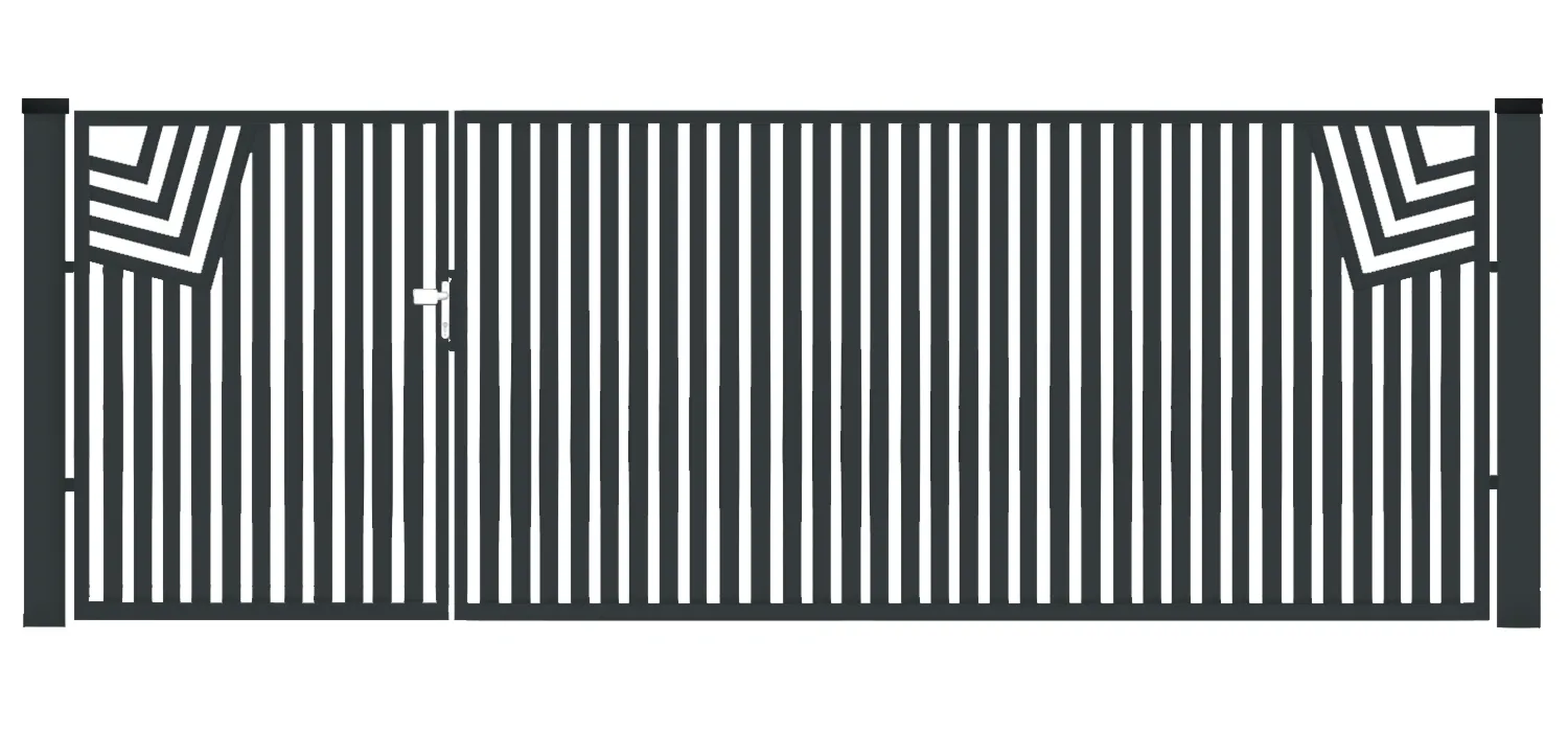 BramoFurtka typ CLASSIC - 1,50+2,50 x 1,50 m - malowana proszkowo