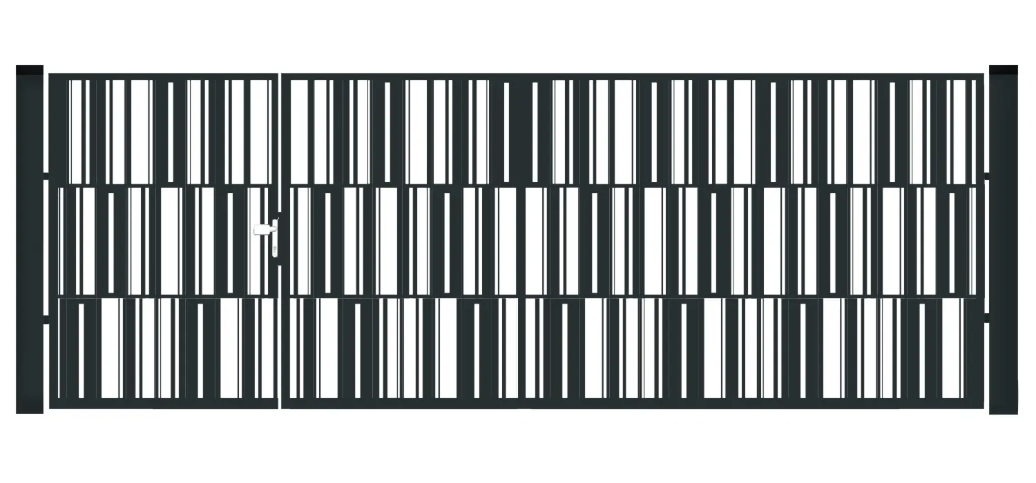 BramoFurtka typ MODERN - 1,50+2,50 x 1,50 m - malowana proszkowo