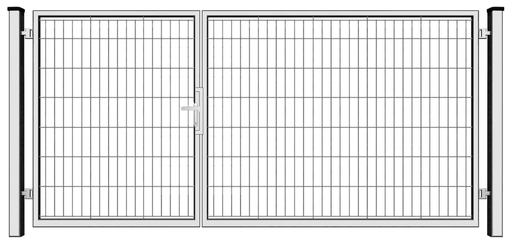 BramoFurtka wypełniona panelem - 1,50+2,50 x 1,70 m - oynkowana