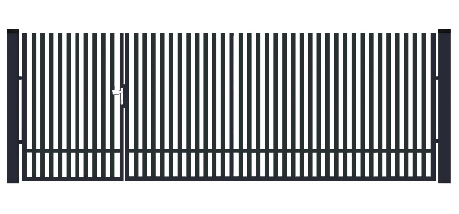 BramoFurtka typ VERTIGO - 1,50+2,50 x 1,75 m - malowana proszkowo