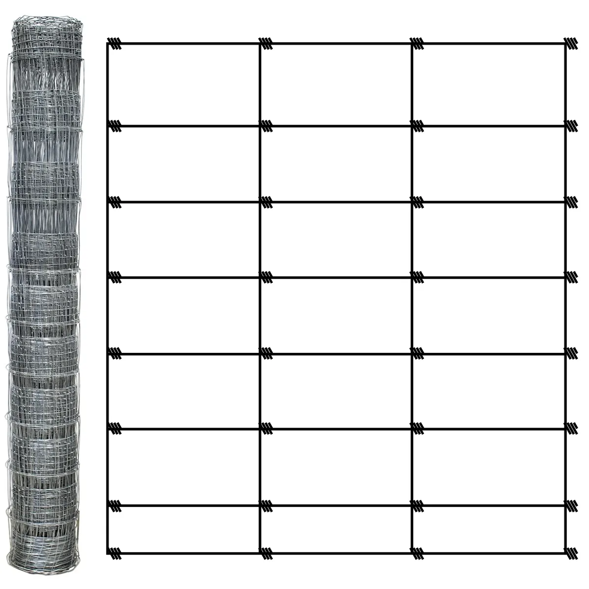 Siatka leśna - 100/8/30 L - 50 m