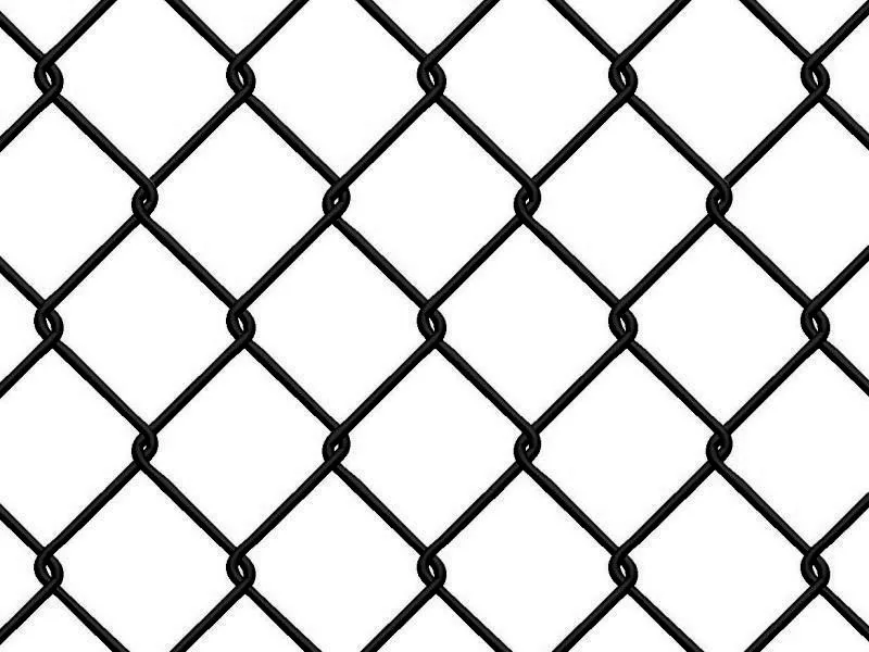 Siatka powlekana PCV  - wys. 1,20 m , drut 3,6 mm - czarna - 10m