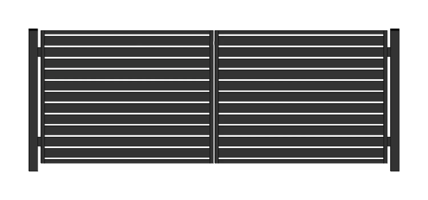 Brama typ WALL 100 - malowana proszkowo - 3,00 m