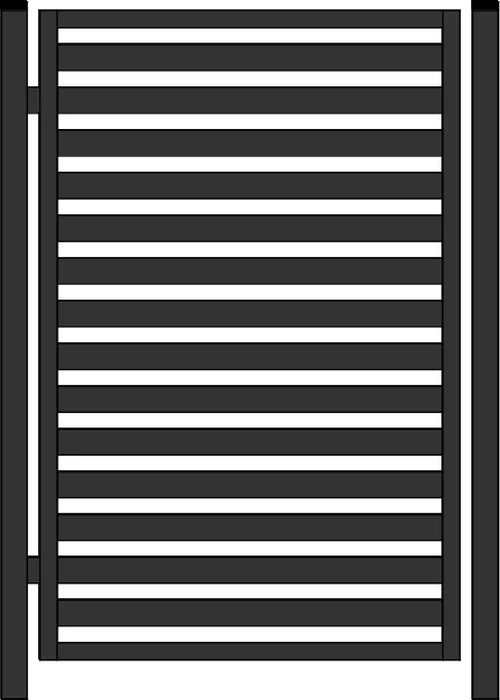 Furtka typ WALL 60 - antracyt , brązowa , czarna , szara , zielona