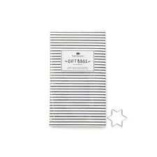 torebki prezentowe czarno-białe paski Tafelgut