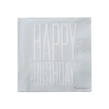 serwetki papierowe blue happy birthday