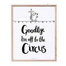 obrazek z jeżem circus Bloomingville