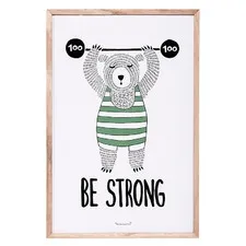 obrazek miś siłacz be strong Bloomingville