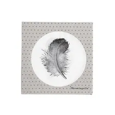 serwetki papierowe szare piórko