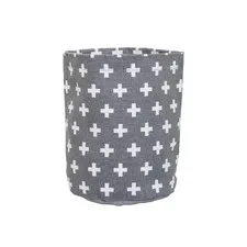 pojemnik z materiału krzyżyki Bloomingville