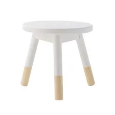 stołek dziecięcy biały Bloomingville