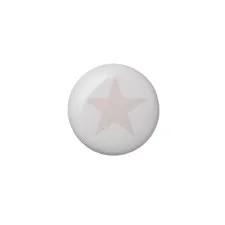 gałka ceramiczna różowa gwiazdka