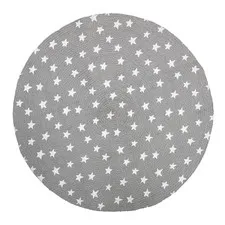 dywanik z juty grey stars Bloomingville
