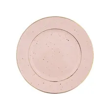 talerz pink gold rim Green Gate