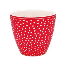 kubek latte dot red green gate