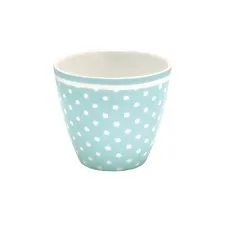 kubek latte spot pale blue Green Gate