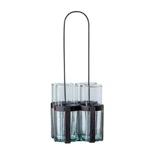 szklanki w stojaku Bloomingville