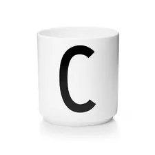 kubek porcelanowy litera C Design Letters