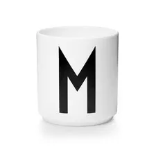 kubek porcelanowy litera M Design Letters