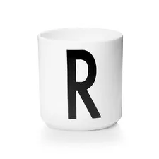 kubek porcelanowy litera R Design Letters