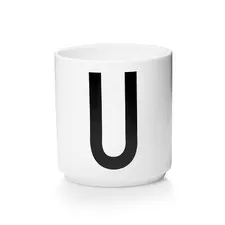 kubek porcelanowy litera U Design Letters