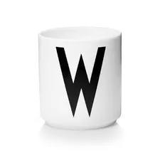 kubek porcelanowy litera W Design Letters