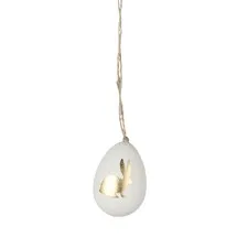 ozdoba wielkanocna jajko white Lene Bjerre