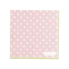 serwetki papierowe spot pale pink Green Gate