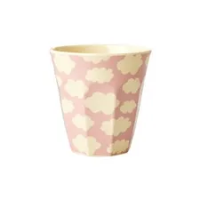 kubek z melaminy chmurki pink rice
