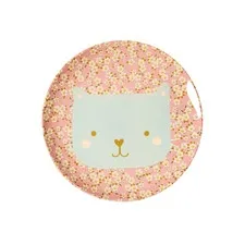 talerz z melaminy kotek blue Rice