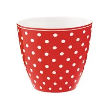 kubek latte spot red Green Gate