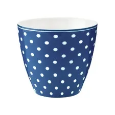 kubek latte spot blue Green Gate