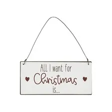 tabliczka metalowa all I want Ib Laursen