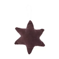 zawieszka velvet star aubergine Ib Laursen