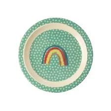 talerz z melaminy tęcza Rice